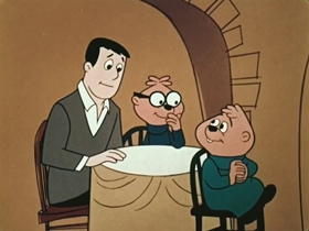 Screenshots from the 1961 Bagdasarian Productions cartoon Spain