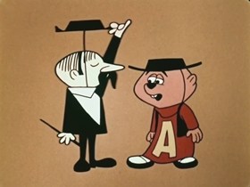 Screenshots from the 1961 Bagdasarian Productions cartoon Spain