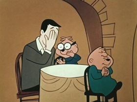 Screenshots from the 1961 Bagdasarian Productions cartoon Spain