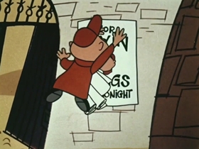 Screenshots from the 1961 Bagdasarian Productions cartoon Spain