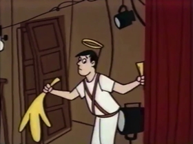 Screenshots from the 1961 Bagdasarian Productions cartoon Swing Low, Sweet Chariot