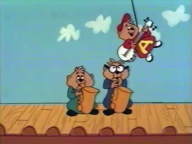 Screenshots from the 1961 Bagdasarian Productions cartoon Swing Low, Sweet Chariot