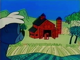 Screenshots from the 1961 Bagdasarian Productions cartoon Swing Low, Sweet Chariot