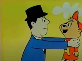 Screenshots from the 1961 Bagdasarian Productions cartoon Comin