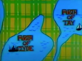 Screenshots from the 1961 Bagdasarian Productions cartoon Comin