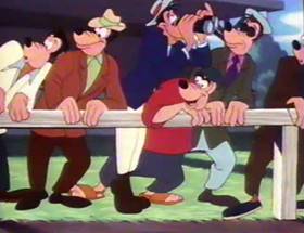 Screenshots from the 1961 Disney cartoon A Salute to Father