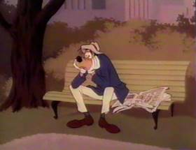 Screenshots from the 1961 Disney cartoon A Salute to Father