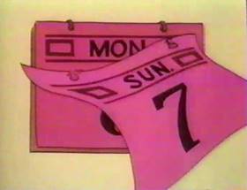 Screenshots from the 1961 Disney cartoon A Salute to Father