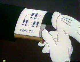 Screenshots from the 1961 Disney cartoon A Salute to Father