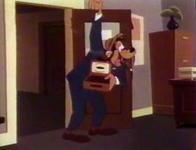 Screenshots from the 1961 Disney cartoon A Salute to Father