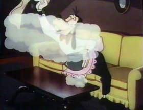 Screenshots from the 1961 Disney cartoon A Salute to Father