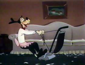 Screenshots from the 1961 Disney cartoon A Salute to Father