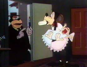 Screenshots from the 1961 Disney cartoon A Salute to Father