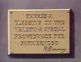 Screenshots from the 1961 Disney cartoon A Salute to Father