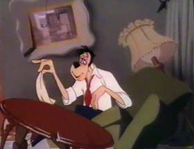 Screenshots from the 1961 Disney cartoon A Salute to Father