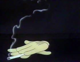 Screenshots from the 1961 Disney cartoon A Salute to Father