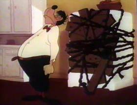 Screenshots from the 1961 Disney cartoon A Salute to Father