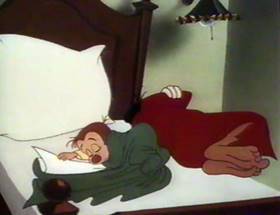 Screenshots from the 1961 Disney cartoon A Salute to Father