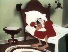 Screenshots from the 1961 Disney cartoon A Salute to Father