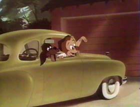 Screenshots from the 1961 Disney cartoon A Salute to Father