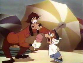 Screenshots from the 1961 Disney cartoon A Salute to Father