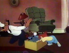 Screenshots from the 1961 Disney cartoon A Salute to Father