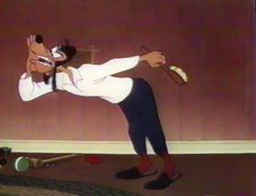 Screenshots from the 1961 Disney cartoon A Salute to Father