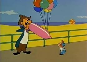 Screenshots from the 1961 Paramount / Famous Studios cartoon Alvin