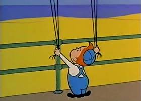 Screenshots from the 1961 Paramount / Famous Studios cartoon Alvin