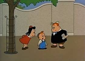Screenshots from the 1961 Paramount / Famous Studios cartoon Alvin