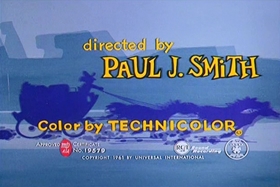 Screenshots from the 1961 Walter Lantz cartoon Rough and Tumbleweed