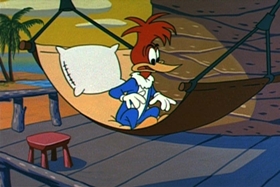 Screenshots from the 1961 Walter Lantz cartoon Poop Deck Pirate