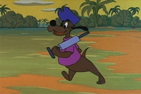 Screenshots from the 1961 Walter Lantz cartoon Poop Deck Pirate