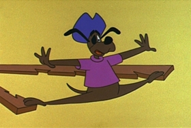 Screenshots from the 1961 Walter Lantz cartoon Poop Deck Pirate