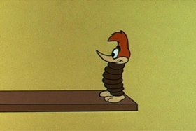 Screenshots from the 1961 Walter Lantz cartoon Poop Deck Pirate