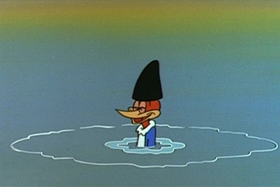 Screenshots from the 1961 Walter Lantz cartoon Poop Deck Pirate