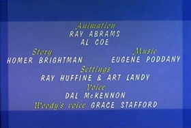 Screenshots from the 1961 Walter Lantz cartoon Poop Deck Pirate