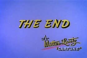 Screenshots from the 1961 Walter Lantz cartoon The Bird Who Came To Dinner