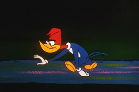 Screenshots from the 1961 Walter Lantz cartoon Franken-Stymied