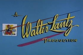 Screenshots from the 1961 Walter Lantz cartoon Busman