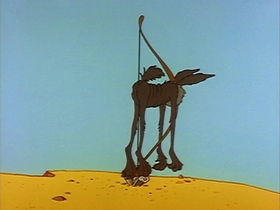 Screenshots from the 1961 Warner Bros. cartoon Zip 