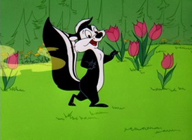 Screenshots from the 1961 Warner Bros. cartoon A Scent of the Matterhorn