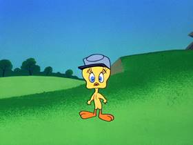 Screenshots from the 1961 Warner Bros. cartoon The Rebel Without Claws