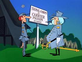 Screenshots from the 1961 Warner Bros. cartoon The Rebel Without Claws