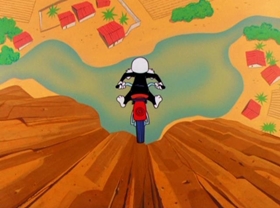 Screenshots from the 1961 Warner Bros. cartoon The Pied Piper of Guadalupe