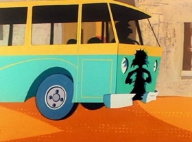 Screenshots from the 1961 Warner Bros. cartoon The Pied Piper of Guadalupe