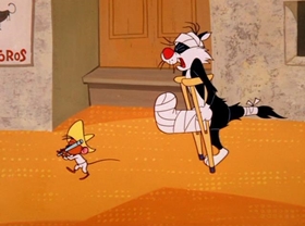 Screenshots from the 1961 Warner Bros. cartoon The Pied Piper of Guadalupe