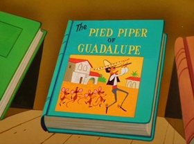 Screenshots from the 1961 Warner Bros. cartoon The Pied Piper of Guadalupe