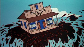 Screenshots from the 1961 Warner Bros. cartoon Daffy