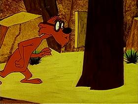 Screenshots from the 1961 Warner Bros. cartoon What